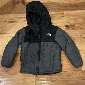 The North Face Black and Gray Puffer Jacket